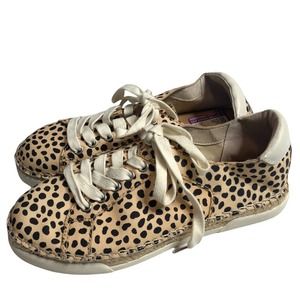 NWT DOLCE VITA Morris Sneaker Espadrille Leopard Print Sparkle 7 Animal Lace